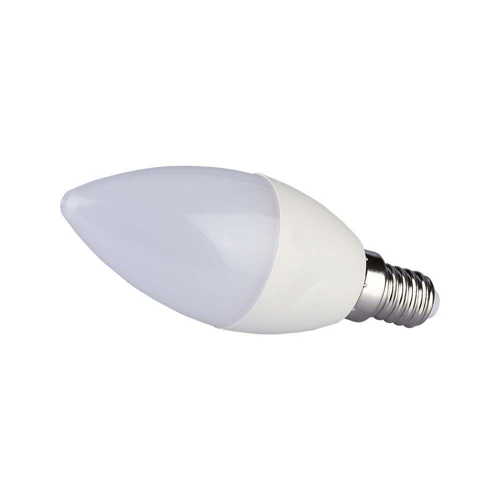 2120045-2 Bec LED Cip SAMSUNG 5.5W E14 C37 Plastic Dimabil Lumânare 3000K - Image 1