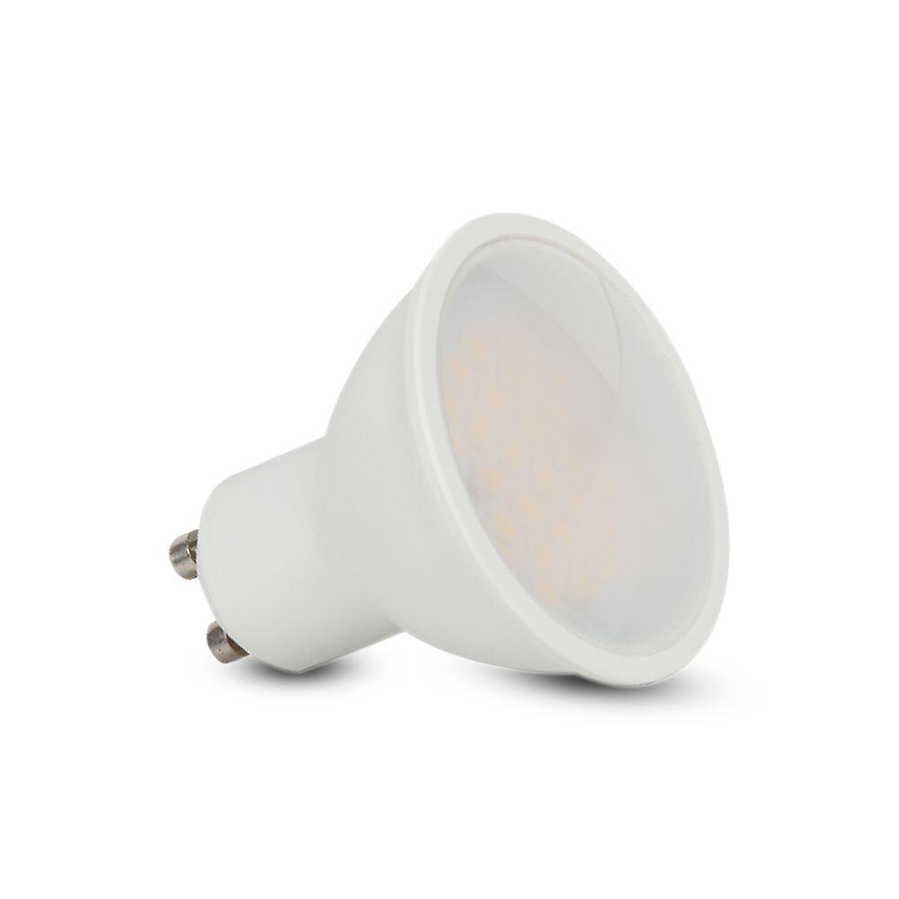 21201-2 Spot LED Cip Samsung GU10 4.5W Plastic 110°D 3000K - Image 1