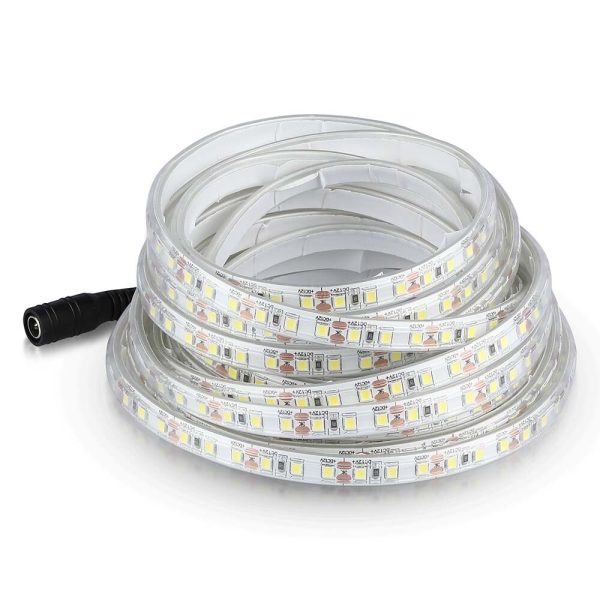 Bandă LED SMD3528 120 LEDs 6500K IP65