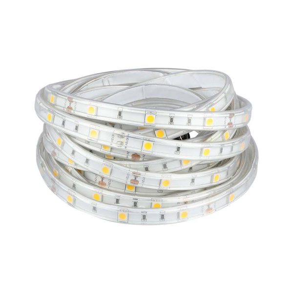 Bandă LED SMD5050 30 LEDs 3000K IP65