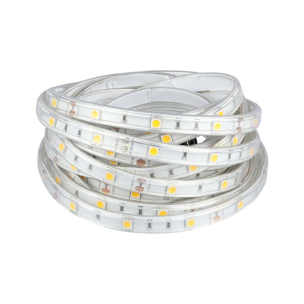 212145-2 Bandă LED SMD5050 30 LEDs 3000K IP65 - Image 1