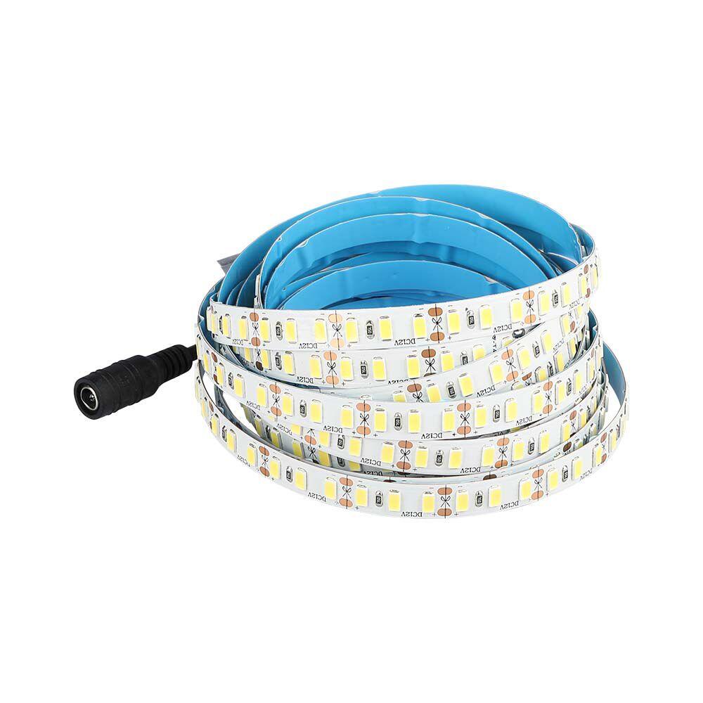 212162-2 Bandă LED SMD5730 120 LEDs High Lumen 3000K IP20 20W/M - Image 1