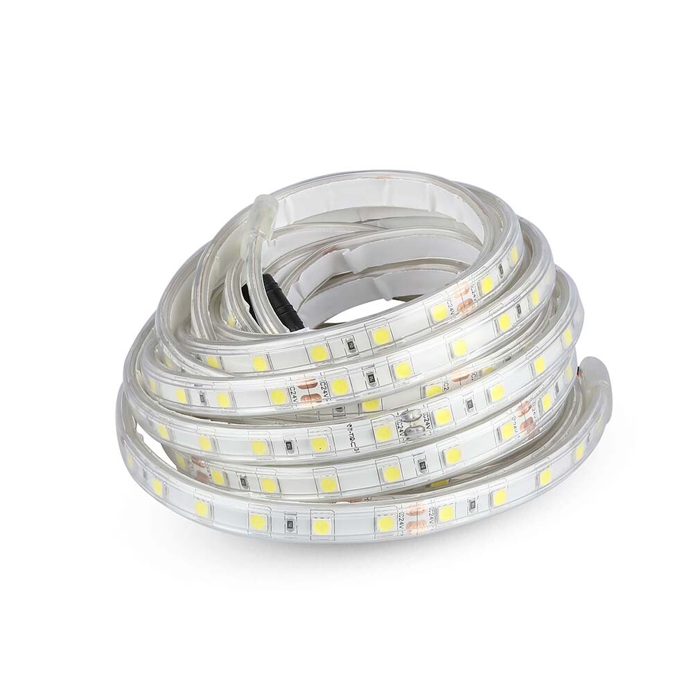 212562-2 Bandă LED 5050 60 LEDs 24V IP65 3000K 5M - Image 1