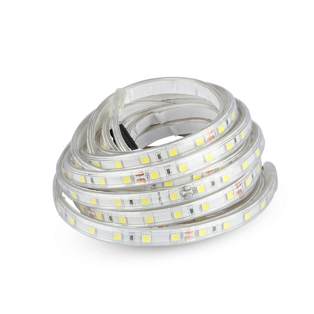 212564-2 Bandă LED 5050 60 LEDs 24V IP65 6500K 5M - Image 1