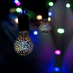 Bec LED 3W E27 Filament 3D A60 3000K