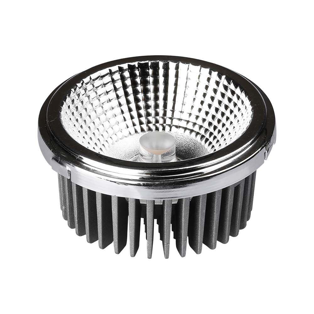 212792-2 LED Spot AR111 20W Reflector Interschimbabil 40`D/20`D Silver 3000K - Image 1