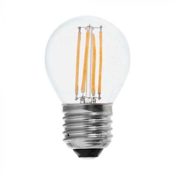 Bec LED 6W Filament E27 G45 Clar 6500K