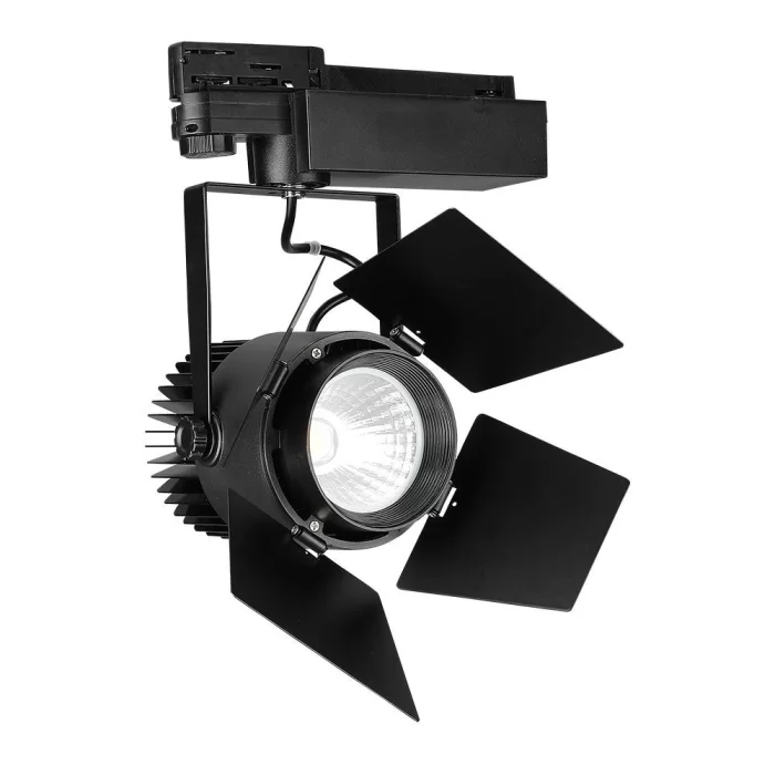 21372 33W LED Proiector pe Șină Cip SAMSUNG Corp negru 3000K - Image 1