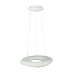 36W Pendul Rotund Culoare Interschimbabilă D:600*H2000 Dimabil Alb