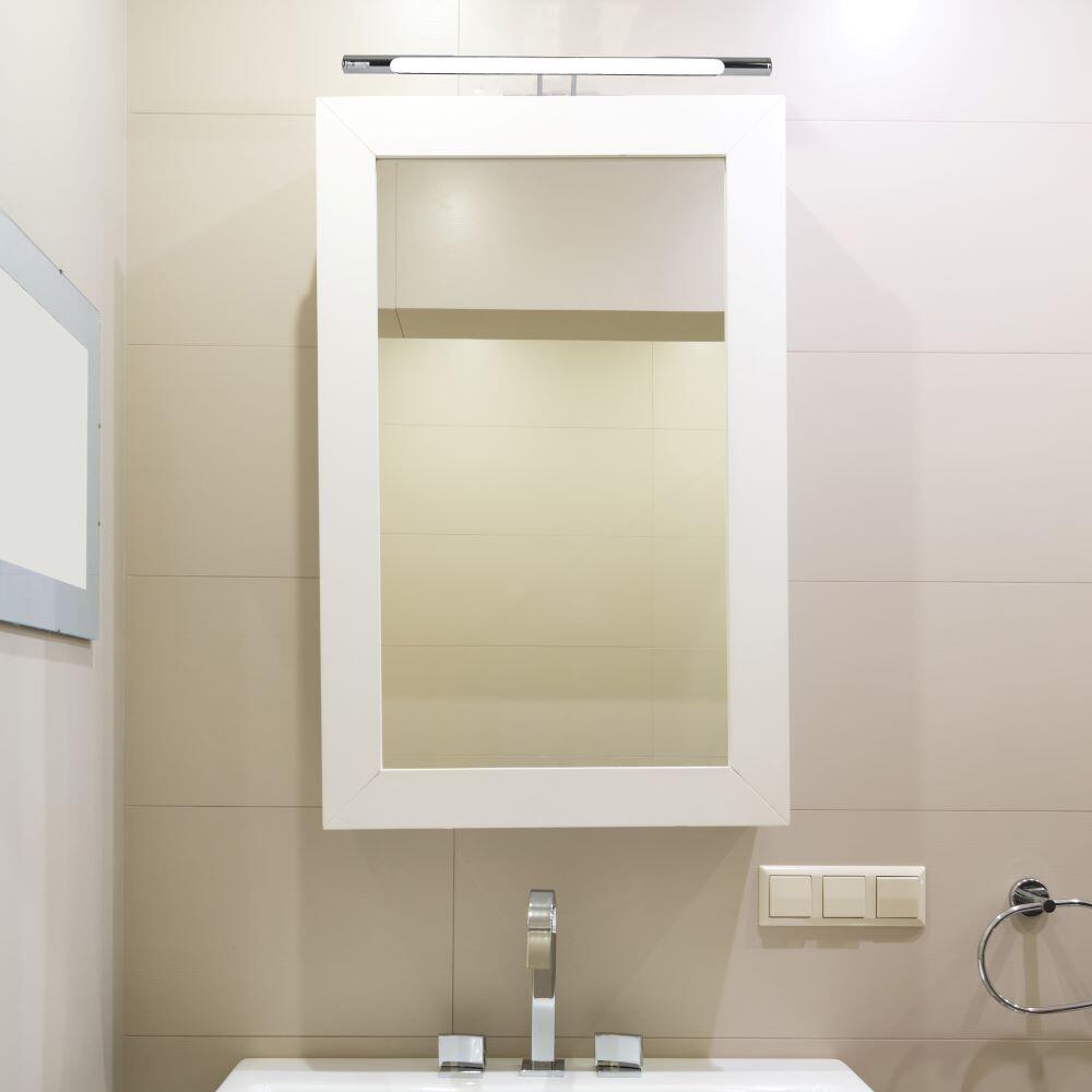 213982-3 12W LED Lampă de Tablou/Oglindă Crom 3000K ф640мм - Image 1