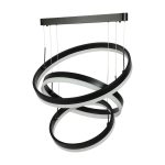 86W Soft Light Candelabru Dimabil Negru 3000K