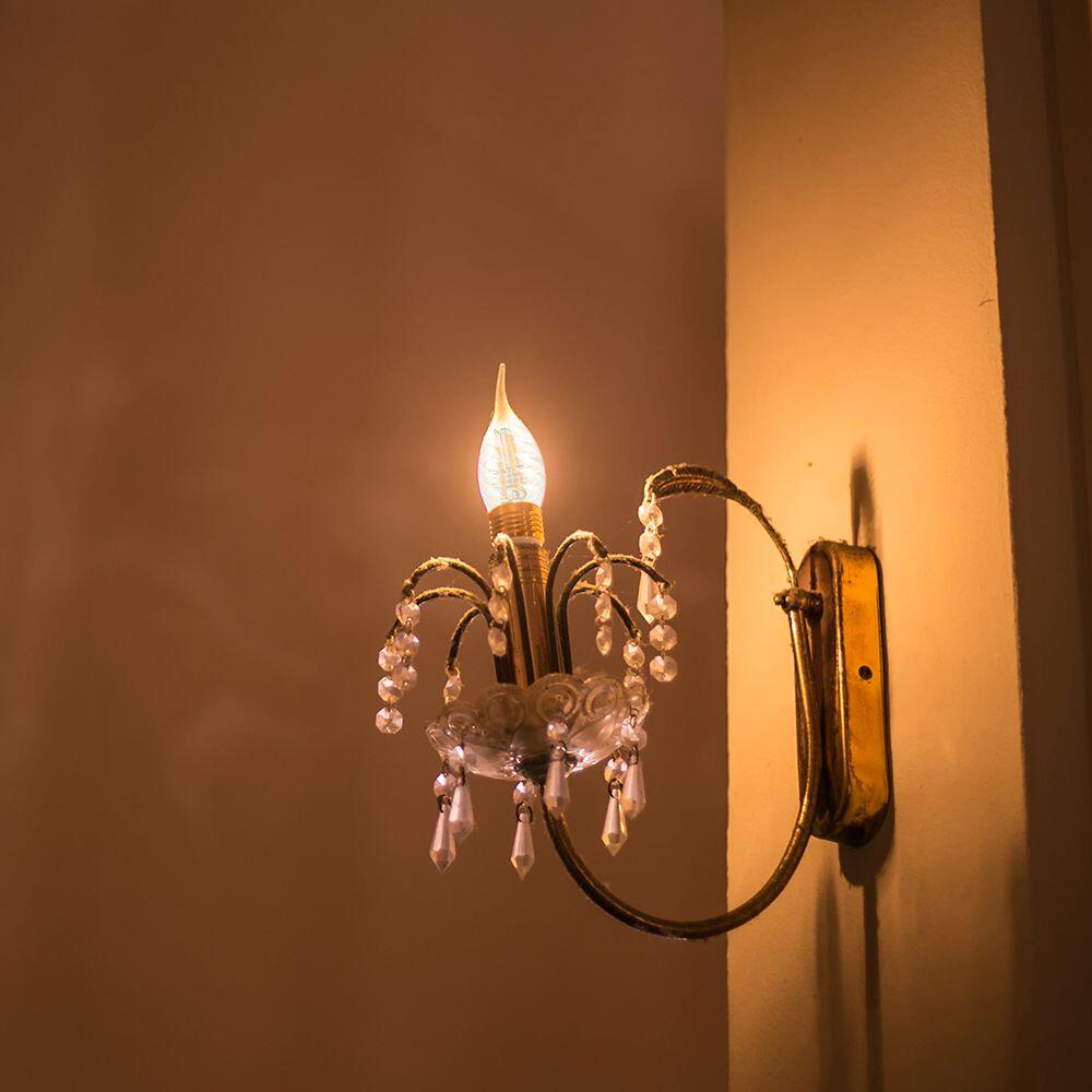 214308-2 Bec LED 4W Filament E14 Lumânare Răsucit 3000K - Image 1