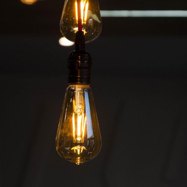 Bec LED 6W Filament E27 ST64 Amber 2200K