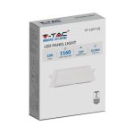 12W LED Panel Premium Downlight Pătrat 6400K          