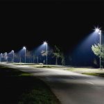 100W LED Lampă Stradalp Cip SAMSUNG 6500K Corp Gri