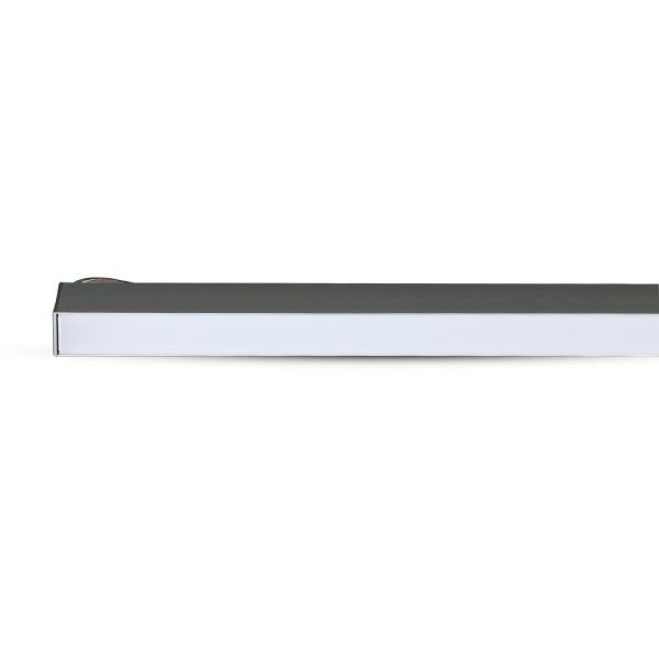 LED lampă Lineară Cip SAMSUNG 40W Suspendat Argintie 6400K