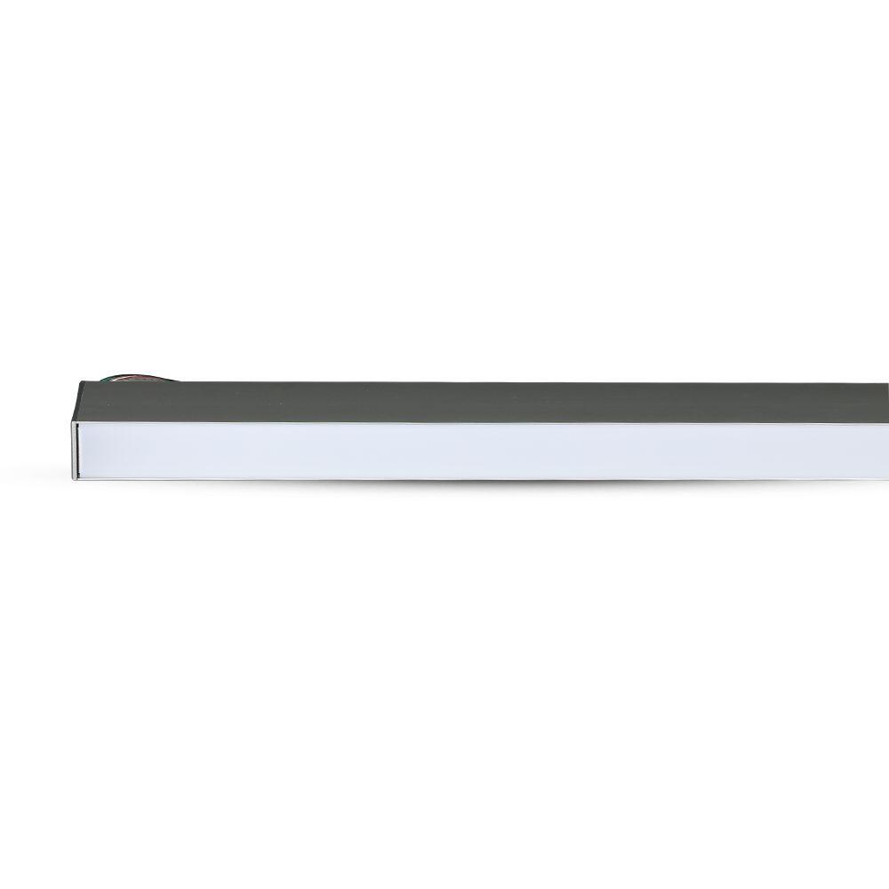 21601-2 LED lampă Lineară Cip SAMSUNG 40W Suspendat Argintie 6400K - Image 1
