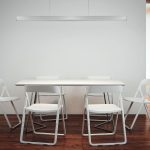 LED Lampă Lineară Cip SAMSUNG 40W Suspendată Corp Alb 6400K 1200x35x67mm