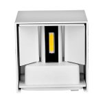 5W Lampă de Perete Cip Bridglux Corp Alb Pătrat IP65 4000K