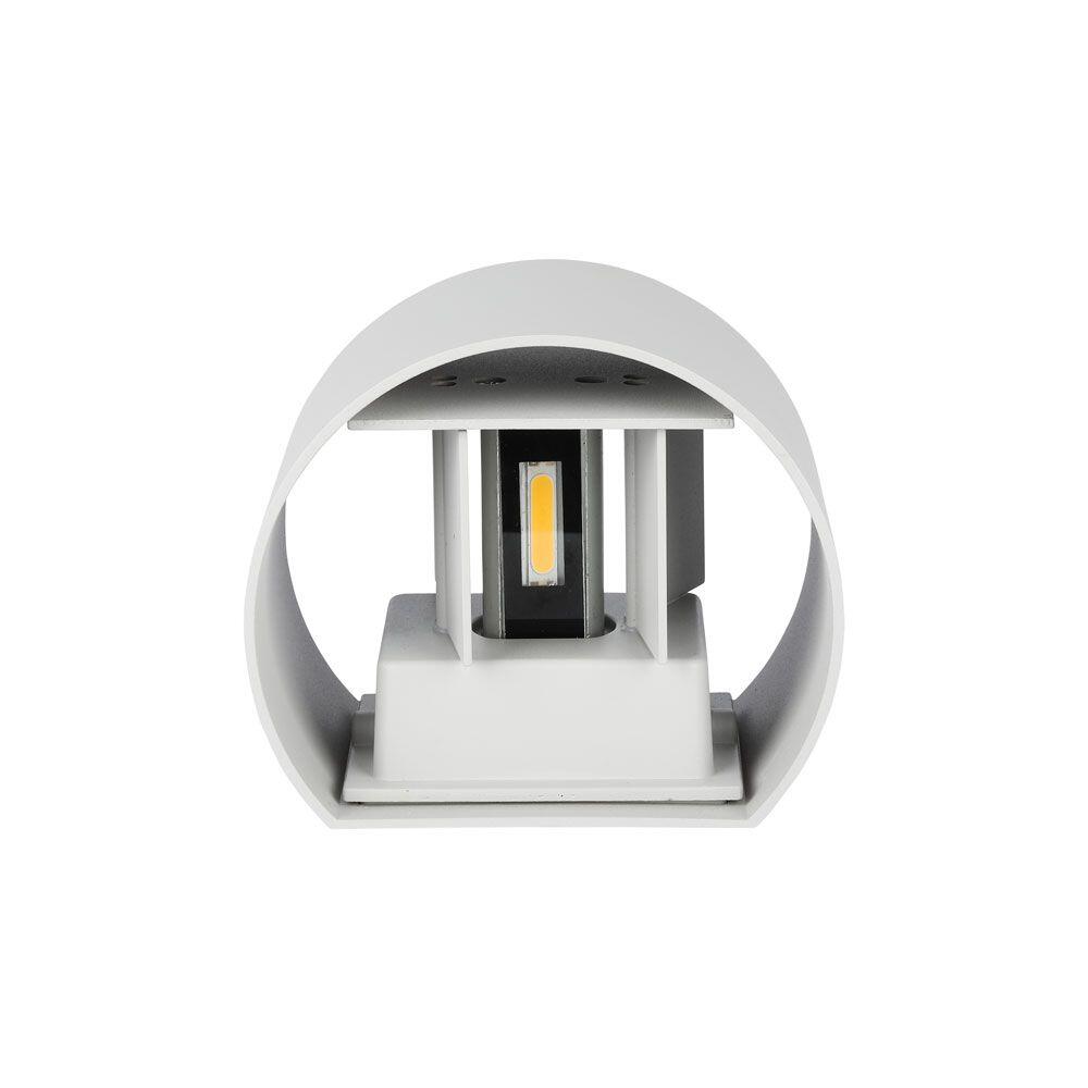 217091-2 5W Lampă de perete LED cu Cip Bridglux Corp Alb Rotund IP65 4000K - Image 1
