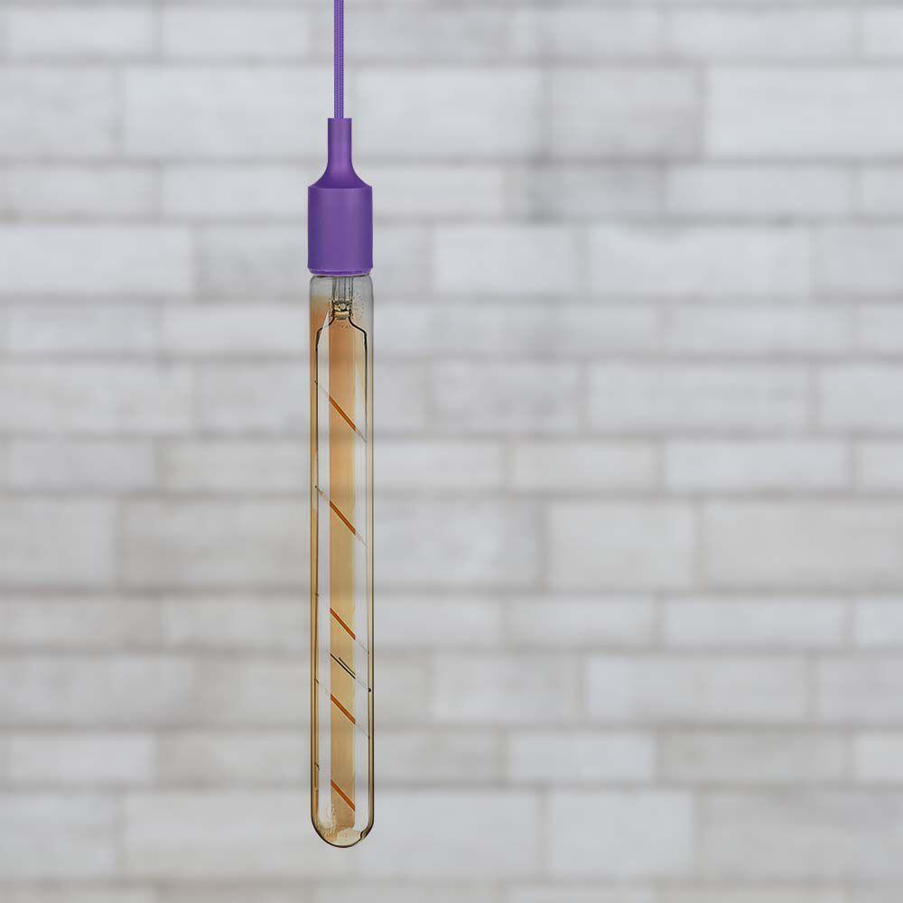217142-2 Bec LED 5W T30 E27 Filament Amber 2200K - Image 1