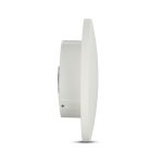 8W Lampă de Perete Cip Bridglux Corp Alb Rotund IP65 3000K