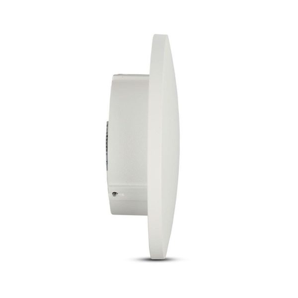 8W Lampă de Perete Cip Bridglux Corp Alb Rotund IP65 3000K
