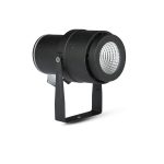 12W LED Lampă de Grădina cu Țep Corp Negru 4000K