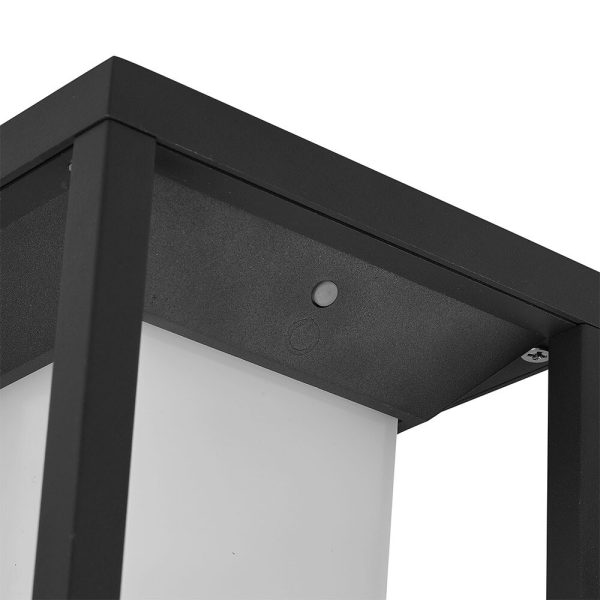 2W LED Lumină de Perete Solară Cip SAMSUNG Corp Gri 3000K