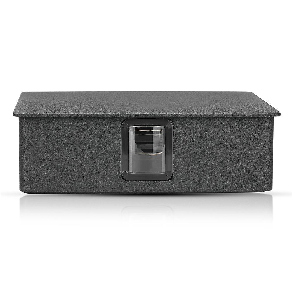 218211-2 4W Lampă de Perete LED Corp Negru Pătrat 3000K IP65 - Image 1