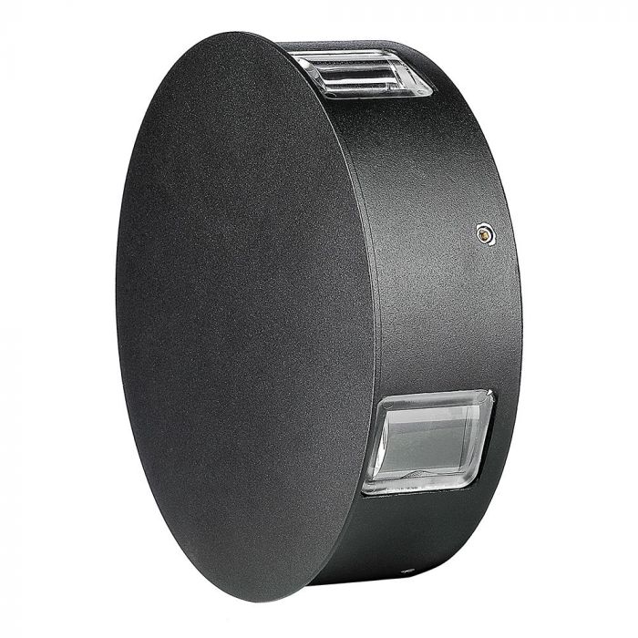 218215-p1 5W Lumină de Perete LED Corp Negru Rotund 3000K IP65 - Image 1