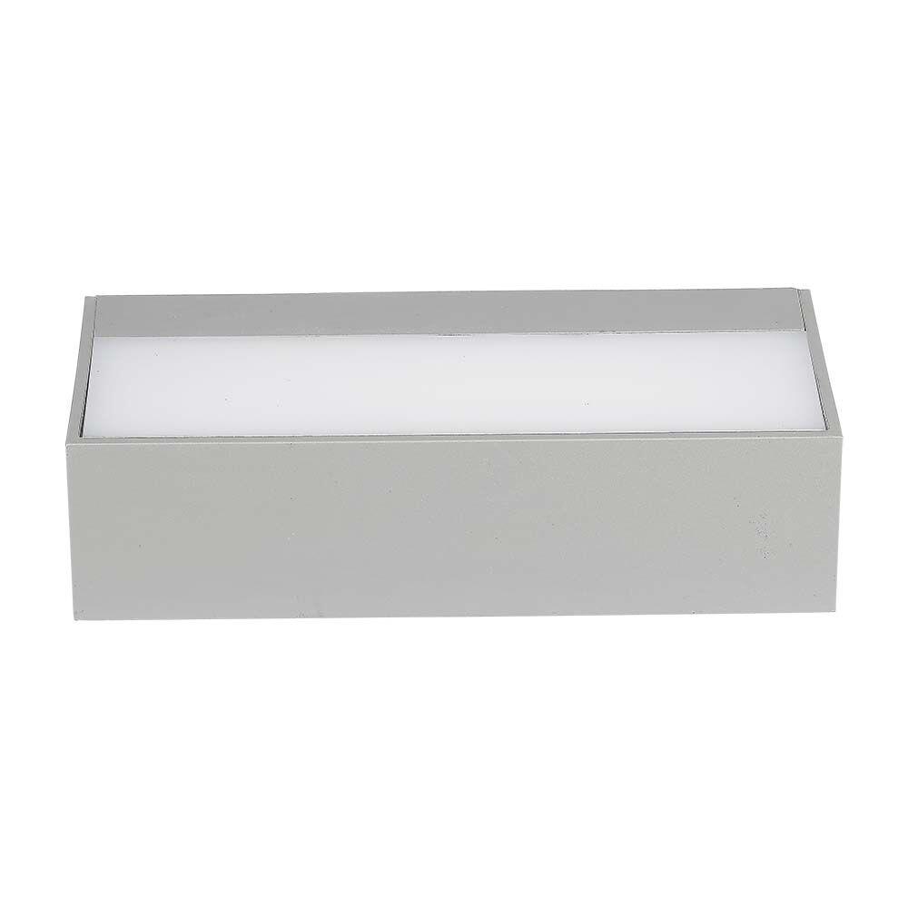 218239-2 9W LED Lumină de Exterior Sus-Jos Soft Light-Medium 3000K Corp Gri IP65 - Image 1