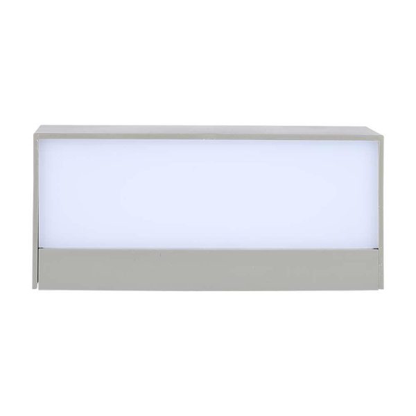 12W LED Lumină de Exterior Sus-Jos Soft Light-Large 3000K Corp Gri IP65