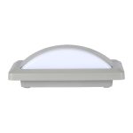 12W LED Lumină de Exterior Softlight 3000K Corp Gri IP65
