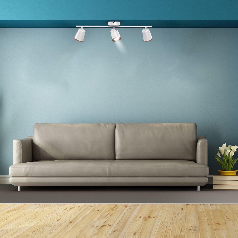 218258-2 18W LED Lumină de Perete Trei Capete 3000K Alb - Image 1