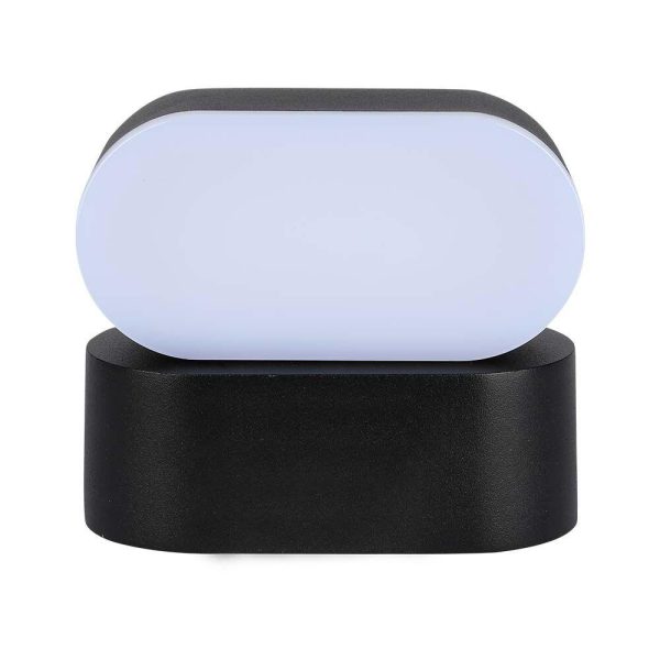 5W Lampă de Perete Negru IP65 Ajustabilă 3000K