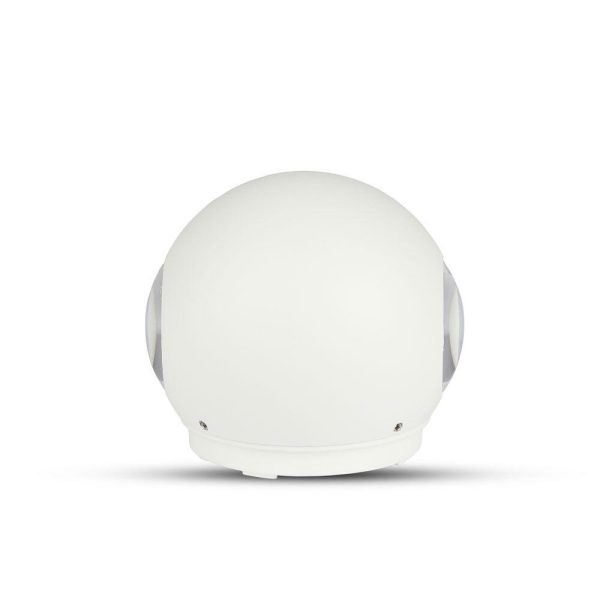 6W Lampă de Perete LED Corp Alb Rotund IP65 4000K