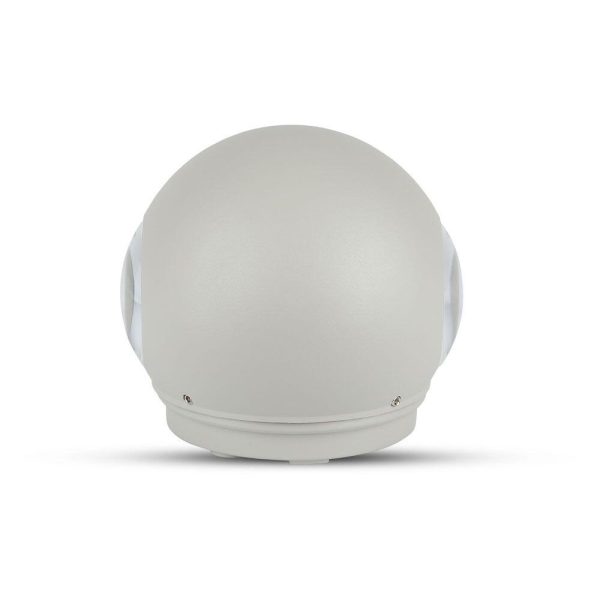 4W Lumină de Perete LED Grey Corp Rotund IP65 3000K