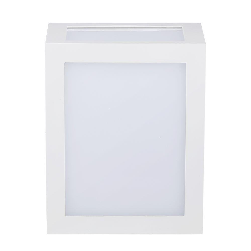 218334-2 12W LED Lumină de Perete Corp Alb IP65 3000K - Image 1