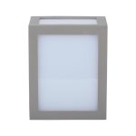 12W LED Lumină de Perete Corp Gri IP65 3000K