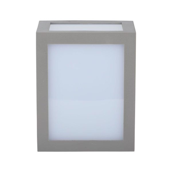 12W LED Lumină de Perete Corp Gri IP65 3000K