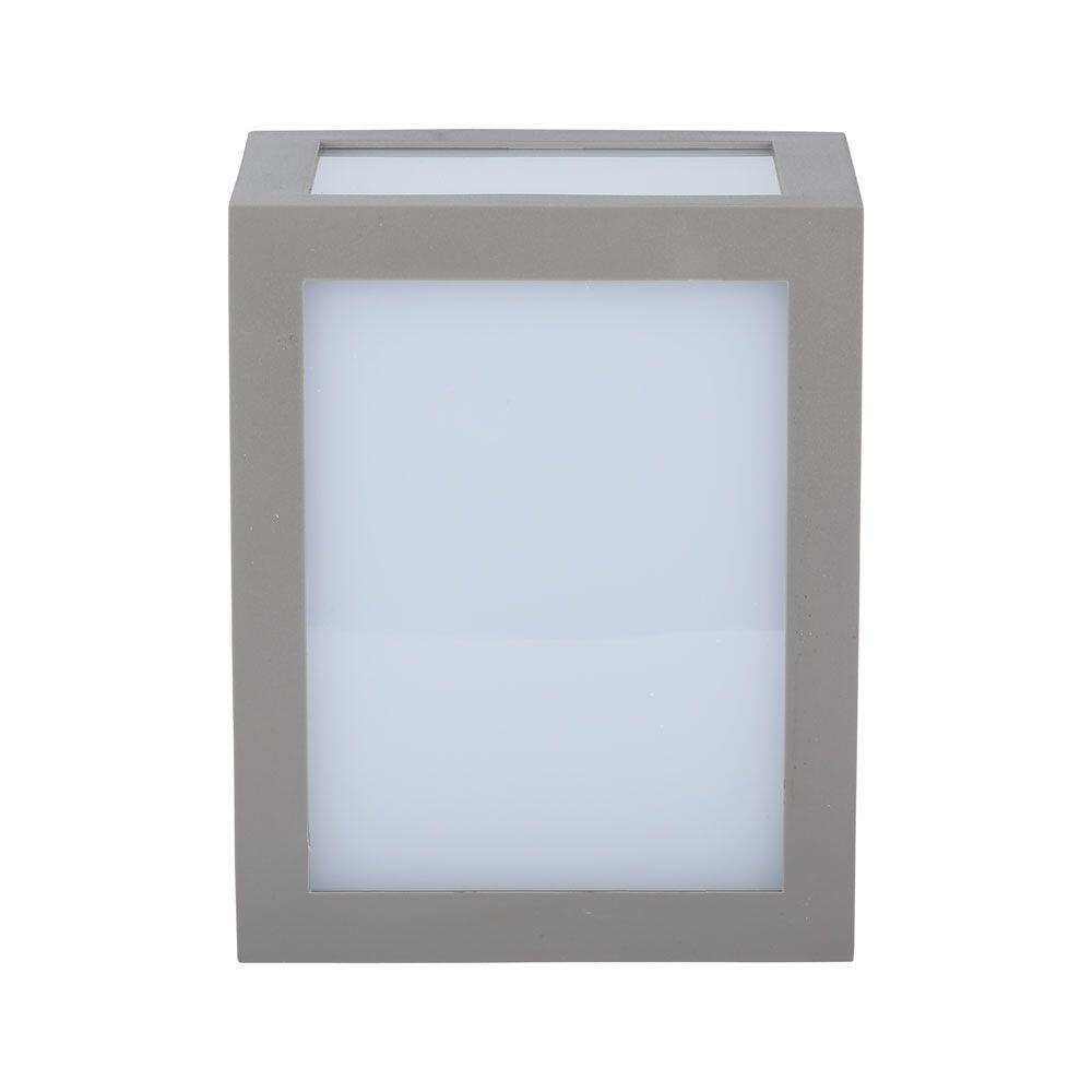218337-2 12W LED Lumină de Perete Corp Gri IP65 3000K - Image 1