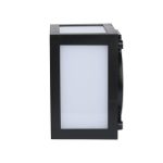 12W LED Lumină de Perete Corp Negru 4000K