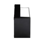 12W LED Lumină de Perete Sami-Frame Negru Pătrat IP65 3000K