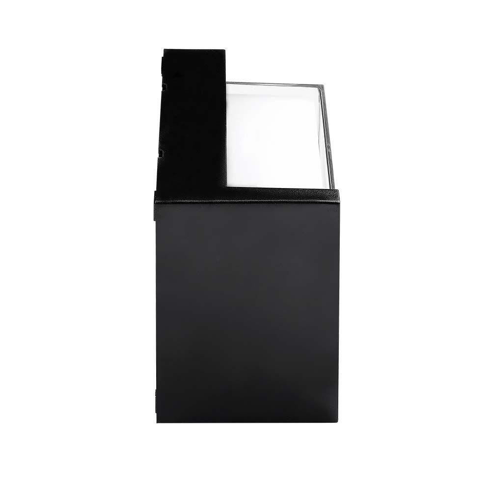 218539-2 12W LED Lumină de Perete Sami-Frame Negru Pătrat IP65 3000K - Image 1