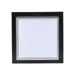 12W LED Lumină de Perete Negru Pătrat 4000K