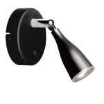 4.5W LED Lampă de Perete 3000K Negru Cu Întrerupător