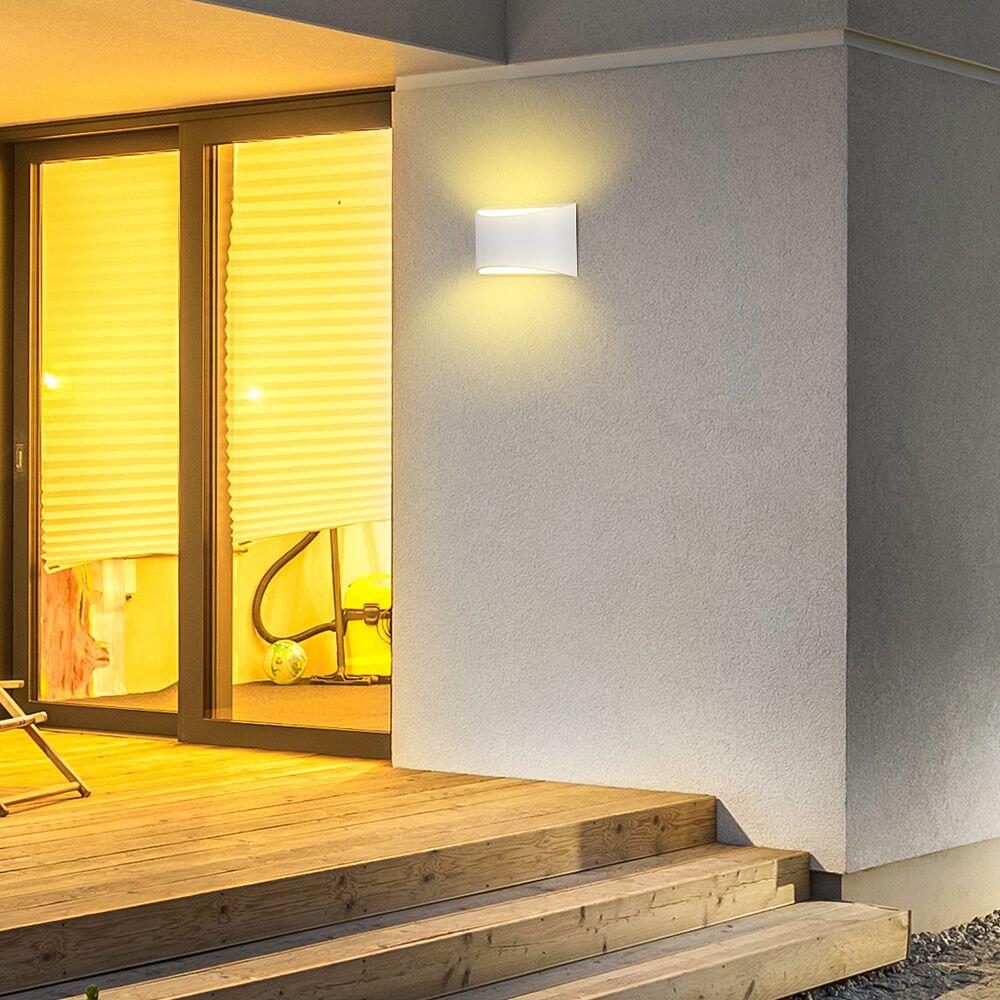 218683-2 10W Lampă de Perete LED Cip Bridglux Corp Alb 4000K IP54 - Image 1
