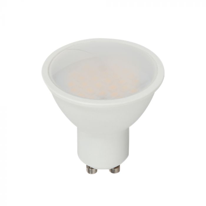 218806-p1 Spot LED Cip CREE 10W GU10 Plastic Aspect Lăptos 100° 6500K - Image 1