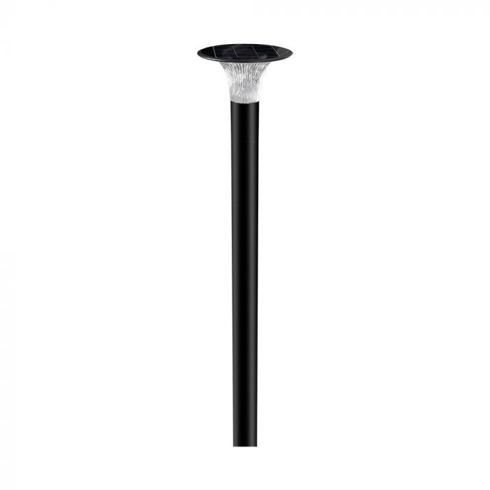 23006-p1 15W LED Lampă Solară Baterie LiFePO4 6000mAh 6000K+4000K Negru - Image 1